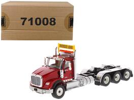 International HX620 Day Cab Tridem Tractor 1/50 Diecast Model by Diecast Masters - Red