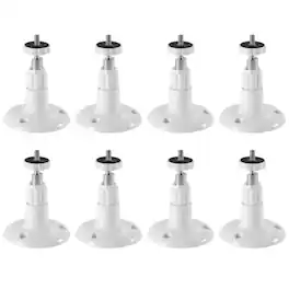 Stock Preferred - 8-Pack Adjustable Security Camera Wall Mounts for Arlo Pro - White