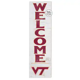 Jardine - Virginia Tech Hokies 10'' x 35'' Indoor/Outdoor Welcome Sign - Maroon