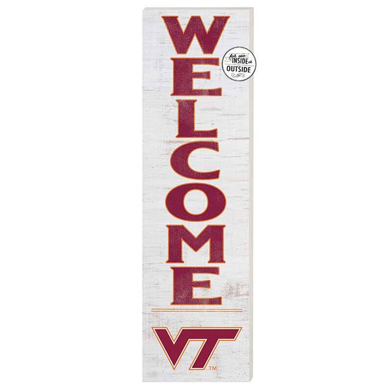 Virginia Tech Hokies 10'' x 35'' Indoor/Outdoor Welcome Sign