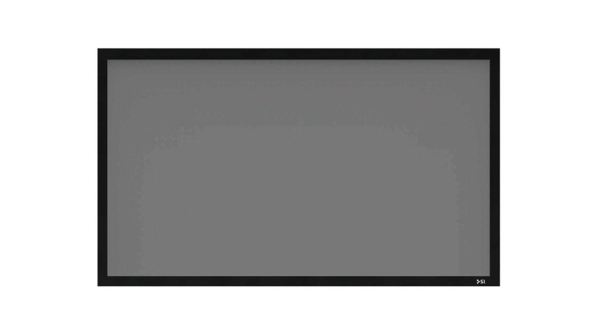 Screen Innovations - Fixed 2” Frame – 16:9 – 120” – Slate 1.2 Gain Ambient Light Rejecting (ALR) Projector Screen - Black/Gray