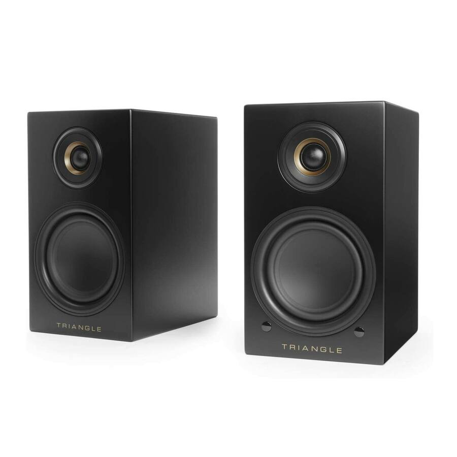 Triangle LN01A Wireless Bluetooth Bookshelf Speakers ( Pair) Black ...