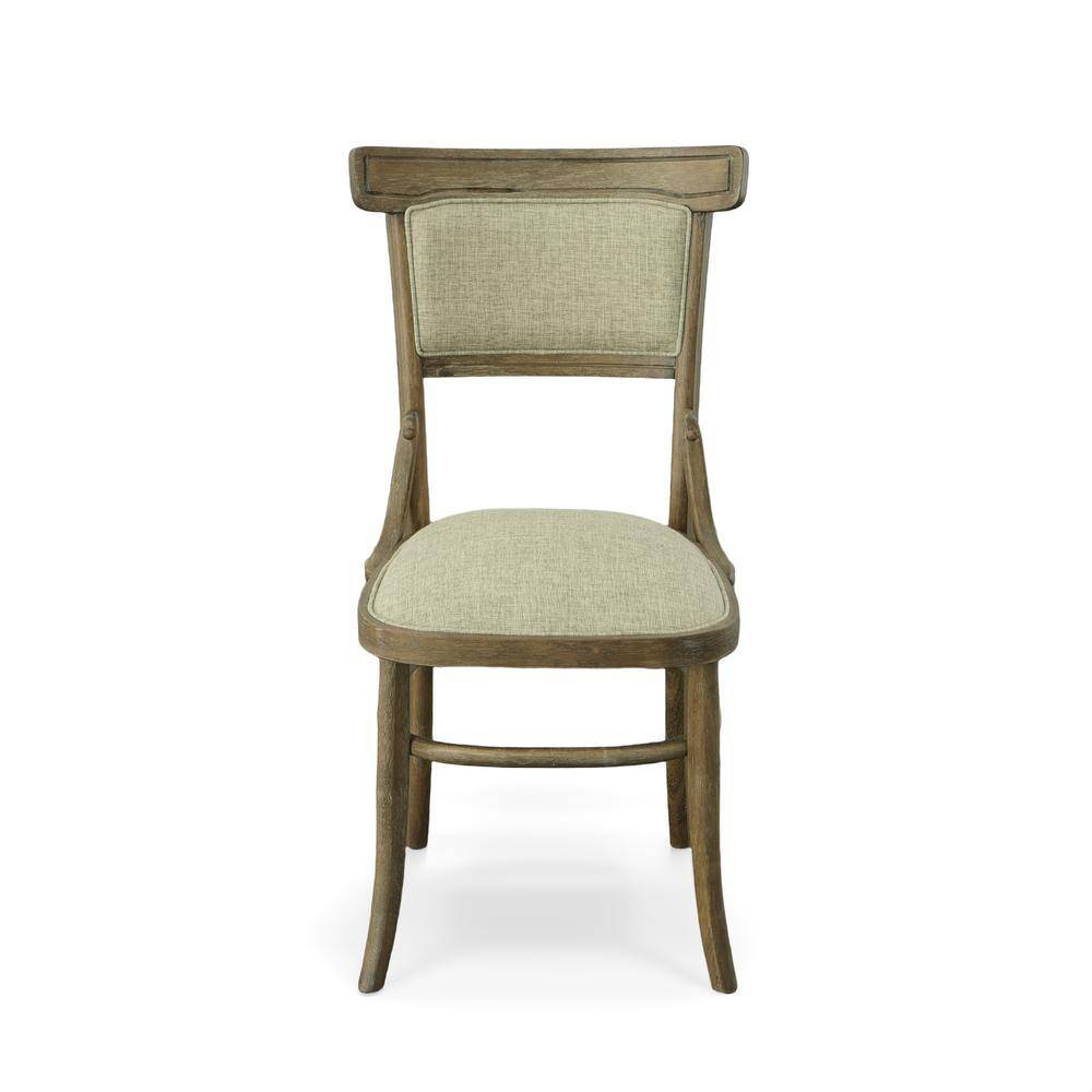 Alt View 3. Carolina Chair & Table - Diana Dining Chair - Set of 2 - Vintage Walnut - Peppered Upholstery - Brown.
