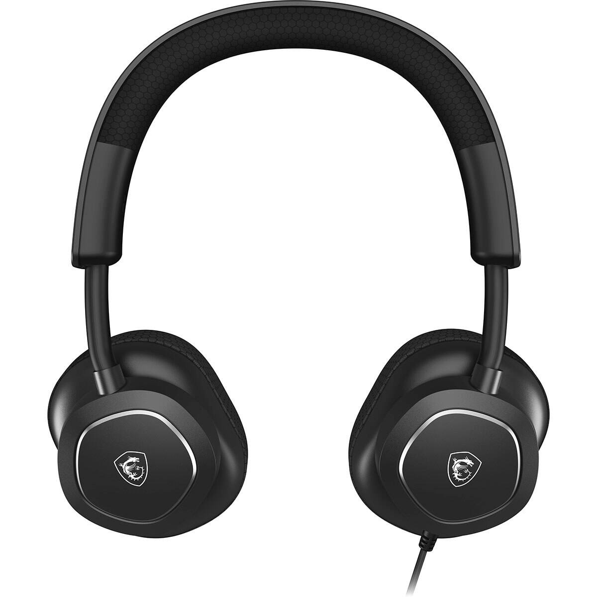 Alt View 2. MSI - MSI MAESTRO 300 Wired Closed-Back Over-Ear Gaming Headset - Red.