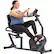 Front. Sunny Health & Fitness - Smart Magnetic Resistance Recumbent Bike with Easy Adjustable Seat - Black.