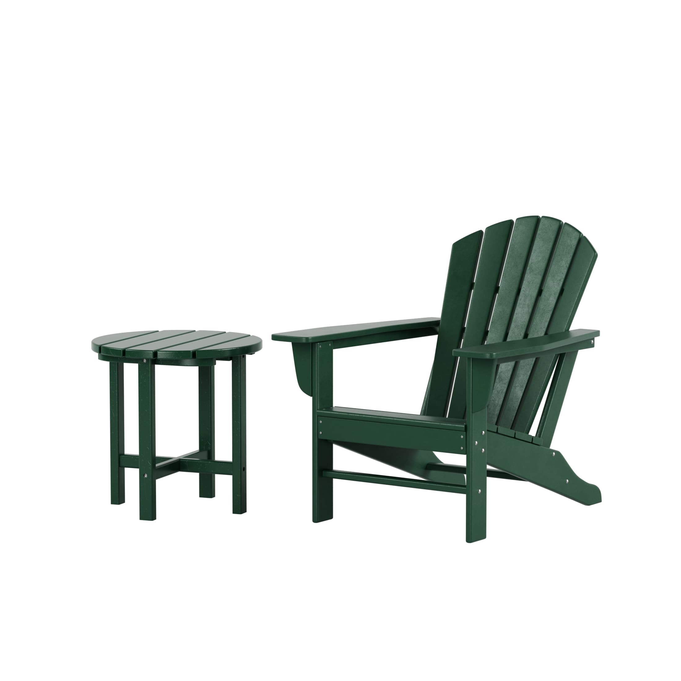 WestinTrends - Dylan Outdoor Adirondack Chair with Side Table Set - Pacific Blue price history on PriceWatchPro