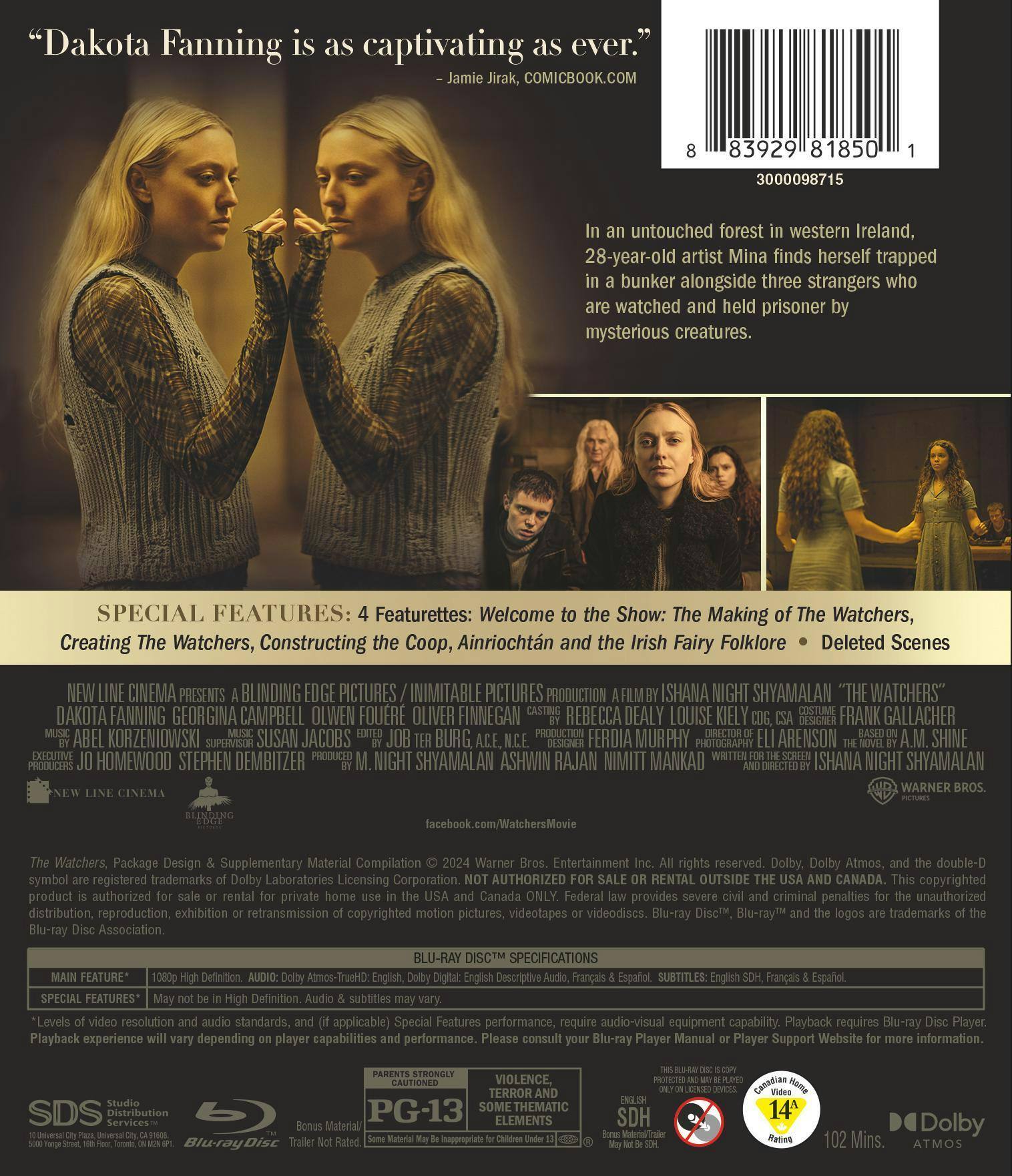 Back. The Watcher [Blu-ray].