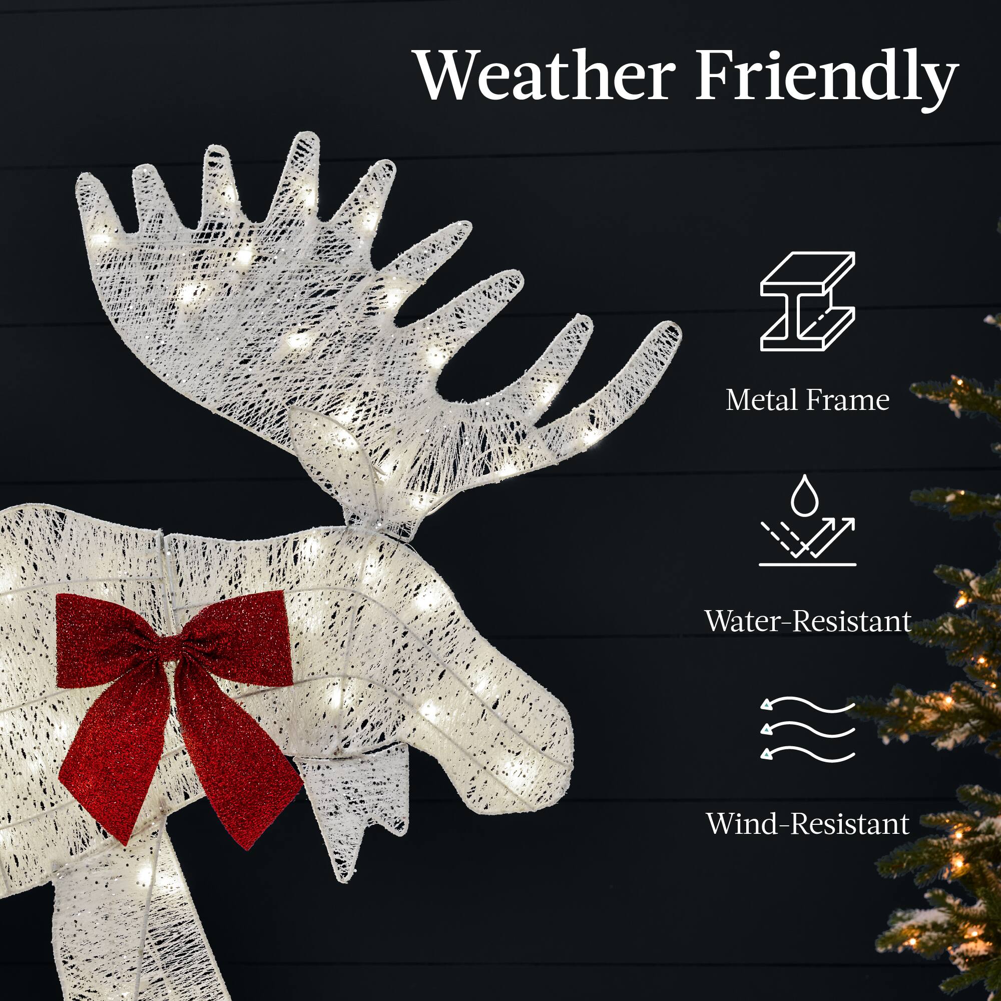 Weather Friendly

- Metal Frame
- Water-Resistant
- Wind-Resistant