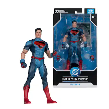 MOVING PARTS!
22 POINTS ARTICULS
PUNTOS DE ARTICULACIÓN
McFARLANE TOYS
12+
DC MULTIVERSE
SUPERMAN
