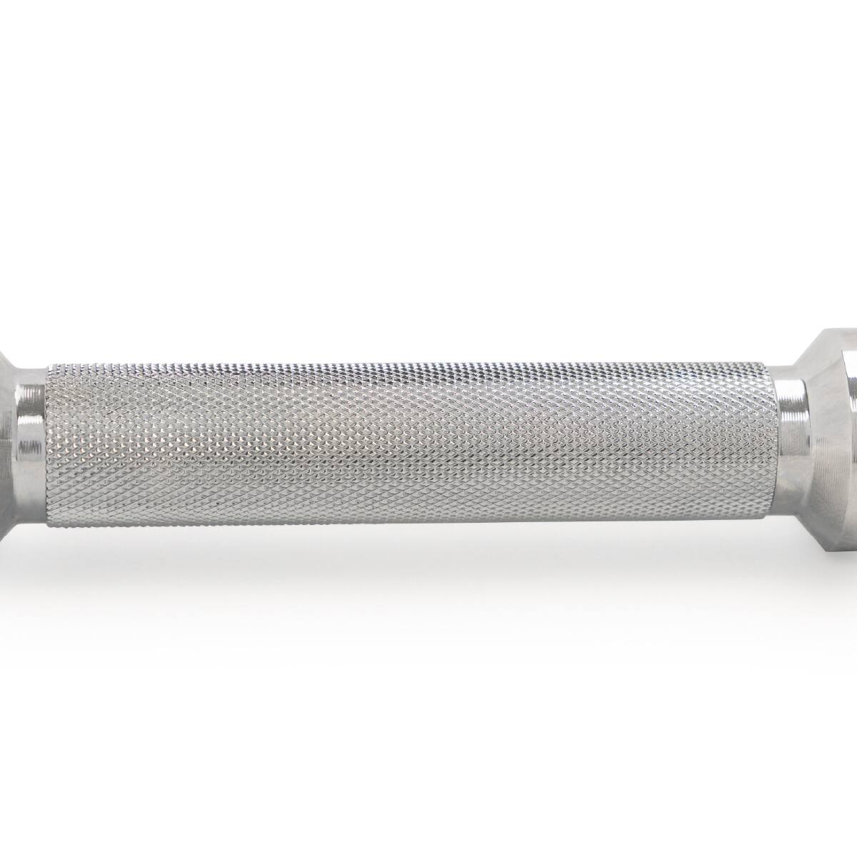 Alt View 1. Sunny Health & Fitness - Standard 14” Threaded Chrome Dumbbell Bar Set with Star-Lock Collars - Silver.