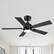 Front. Breezary - 42" Ceiling Fan with Integrated LED Light Kit, 6-Speed DC Motor, Remote Control and Reversible Blades - Matte Black.