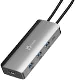 j5create - Flexible Ports USB-C® 4K144 HDMI™ Hub - Slim 8 in 1 for Windows, macOS, Chrome OS - Space Gray