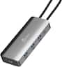 j5create - Flexible Ports USB-C® 4K144 HDMI™ Hub - Slim 8 in 1 for Windows, macOS, Chrome OS - Space Gray