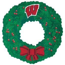 Fan Creations - Wisconsin Badgers 16'' Team Wreath Sign - Green