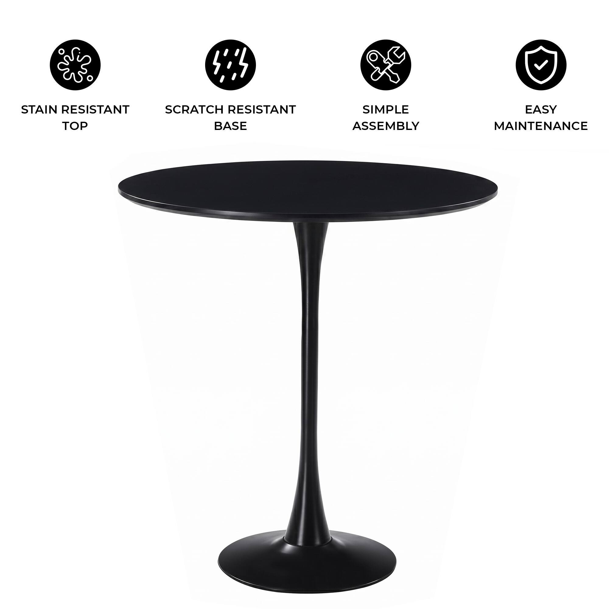 STAIN RESISTANT TOP  
SCRATCH RESISTANT BASE  
SIMPLE ASSEMBLY  
EASY MAINTENANCE