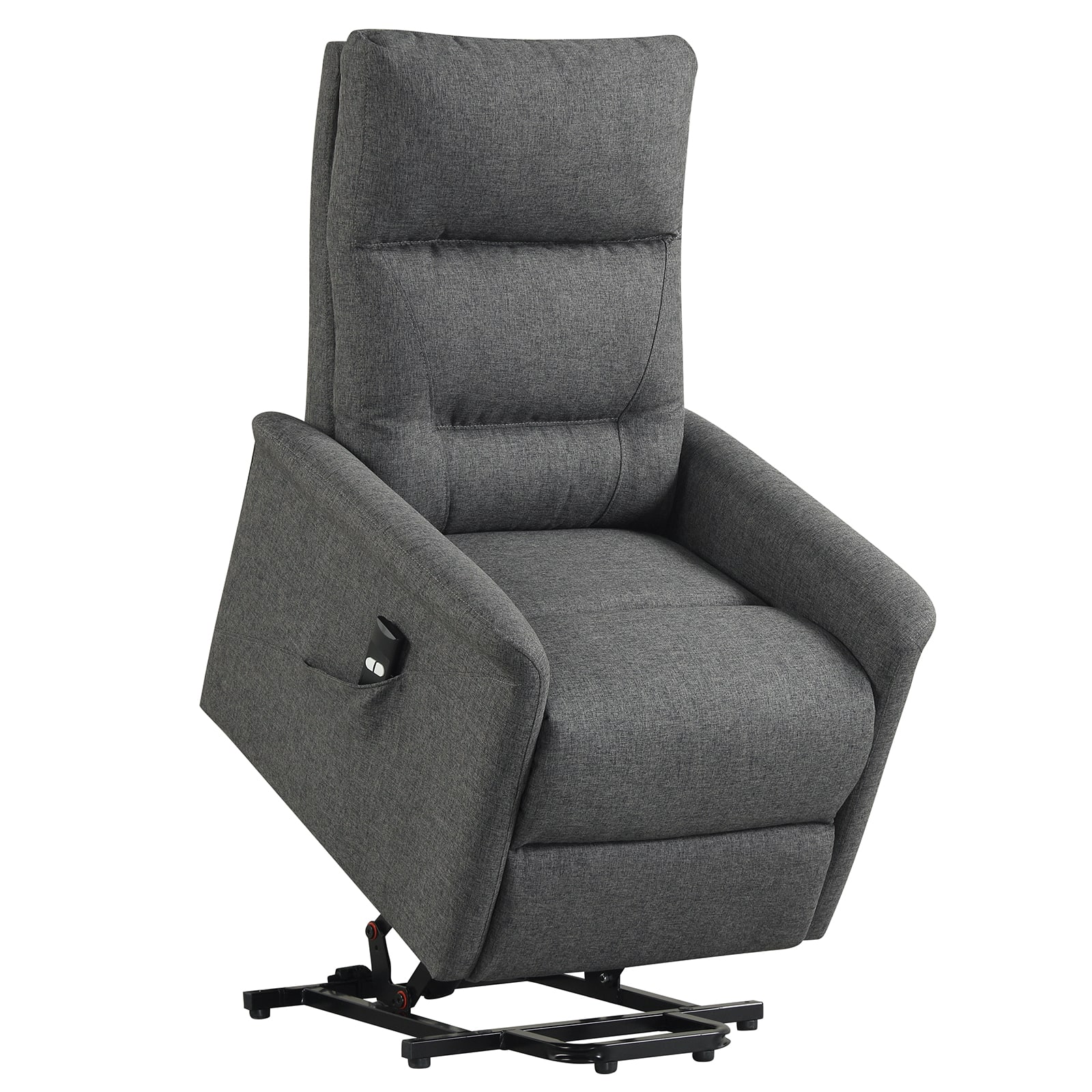 Costway - Power Lift Recliner Chair for Elderly, Electric Recliner Sofa with Remote Control - Gray