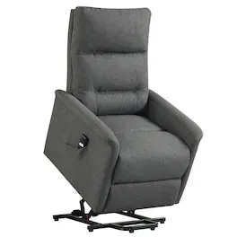 Costway - Power Lift Recliner Chair for Elderly, Electric Recliner Sofa with Remote Control - Gray