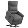 Costway - Power Lift Recliner Chair for Elderly, Electric Recliner Sofa with Remote Control - Gray