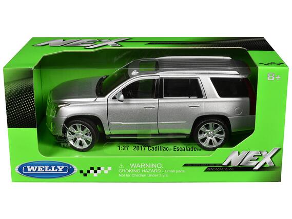 1:27 2017 Cadillac Escalade
8+
WARNING: CHOKING HAZARD - Small parts. Not for Children Under 3 yrs.
WELLY
NEX
EXPLORATION OF MODELS