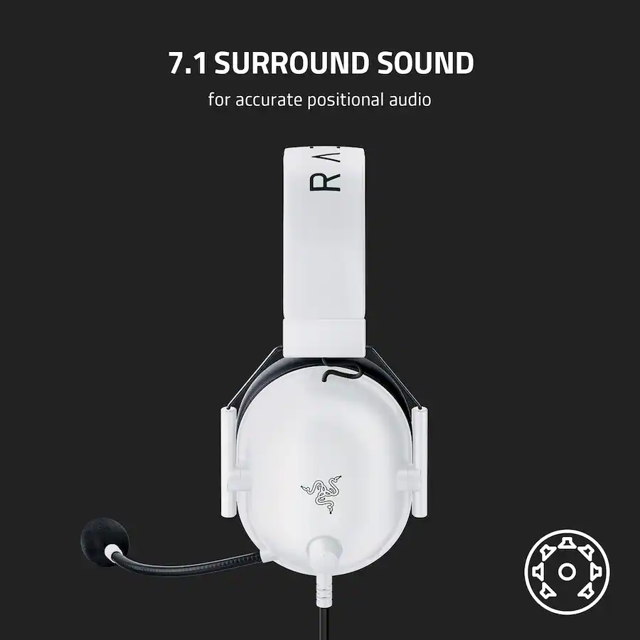 Razer BlackShark V2 X Wired Over the Ear Gaming Headset for PC, PS5 ...