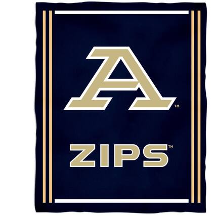 Front. Vive La Fete - Akron Zips 36'' x 48'' Children's Mascot Plush Blanket - Multicolor.
