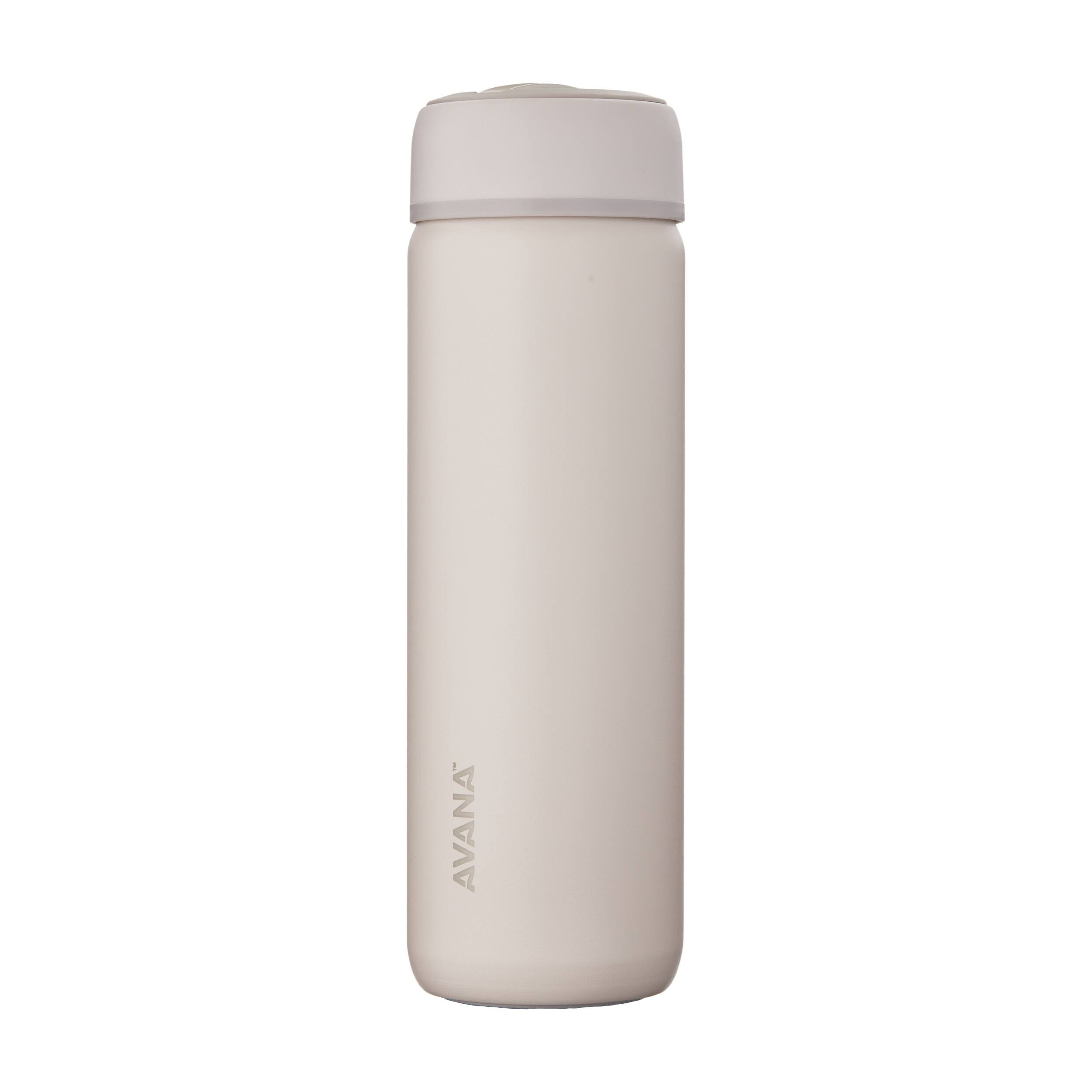 Angle. Avana - Beckridge Insulated Stainless Steel 25 oz. Water Bottle - Sandstone.