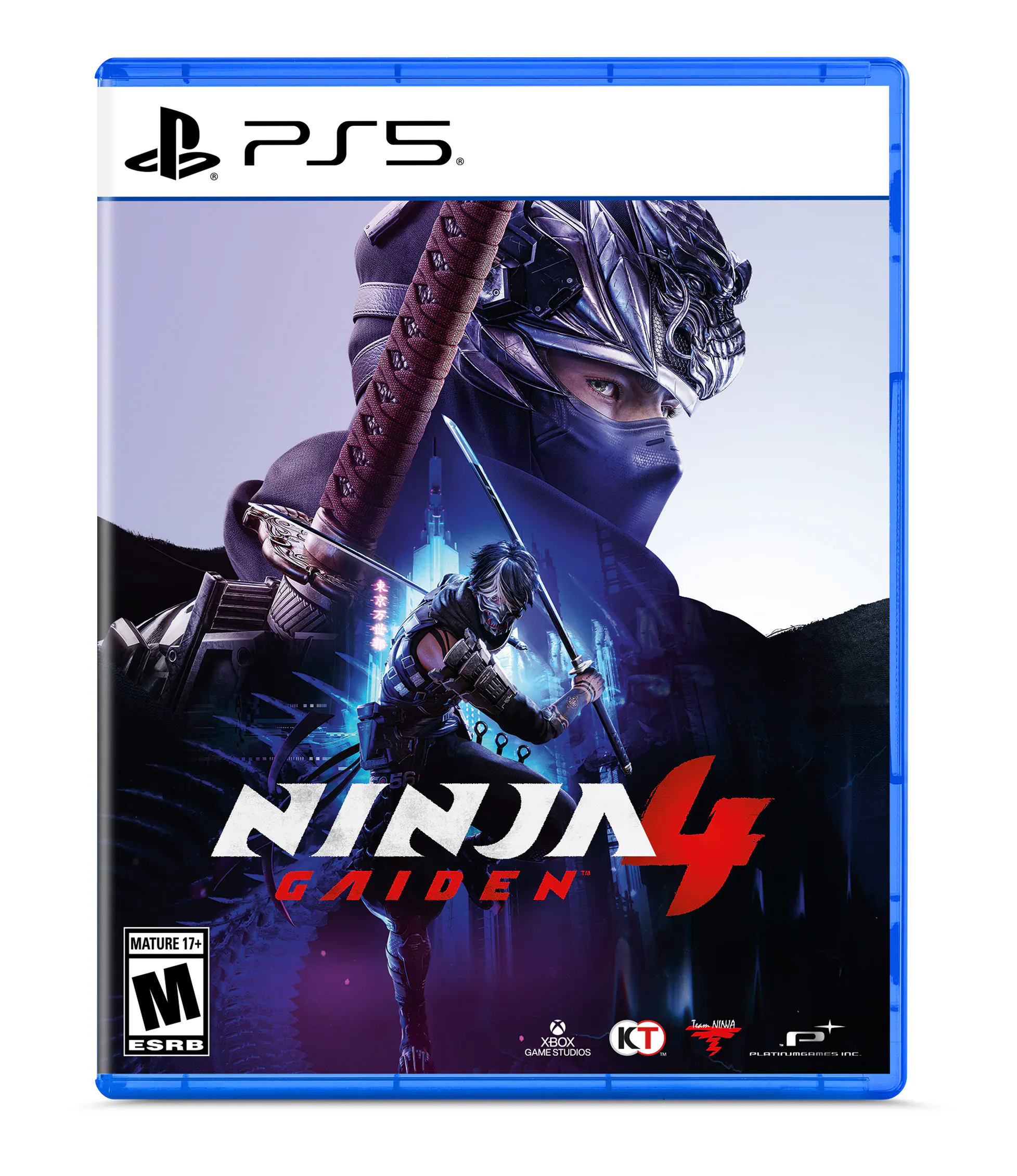 Ninja Gaiden PS5 99 NINJA y GAIDEN MATURE 17+ M 1 AINA ESRB XBOX KT P CLAME STUDIOS I AadS I A - M (Mature 17+)