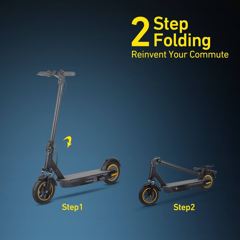 2 Step Folding  
Reinvent Your Commute  
Step 1  
Step 2