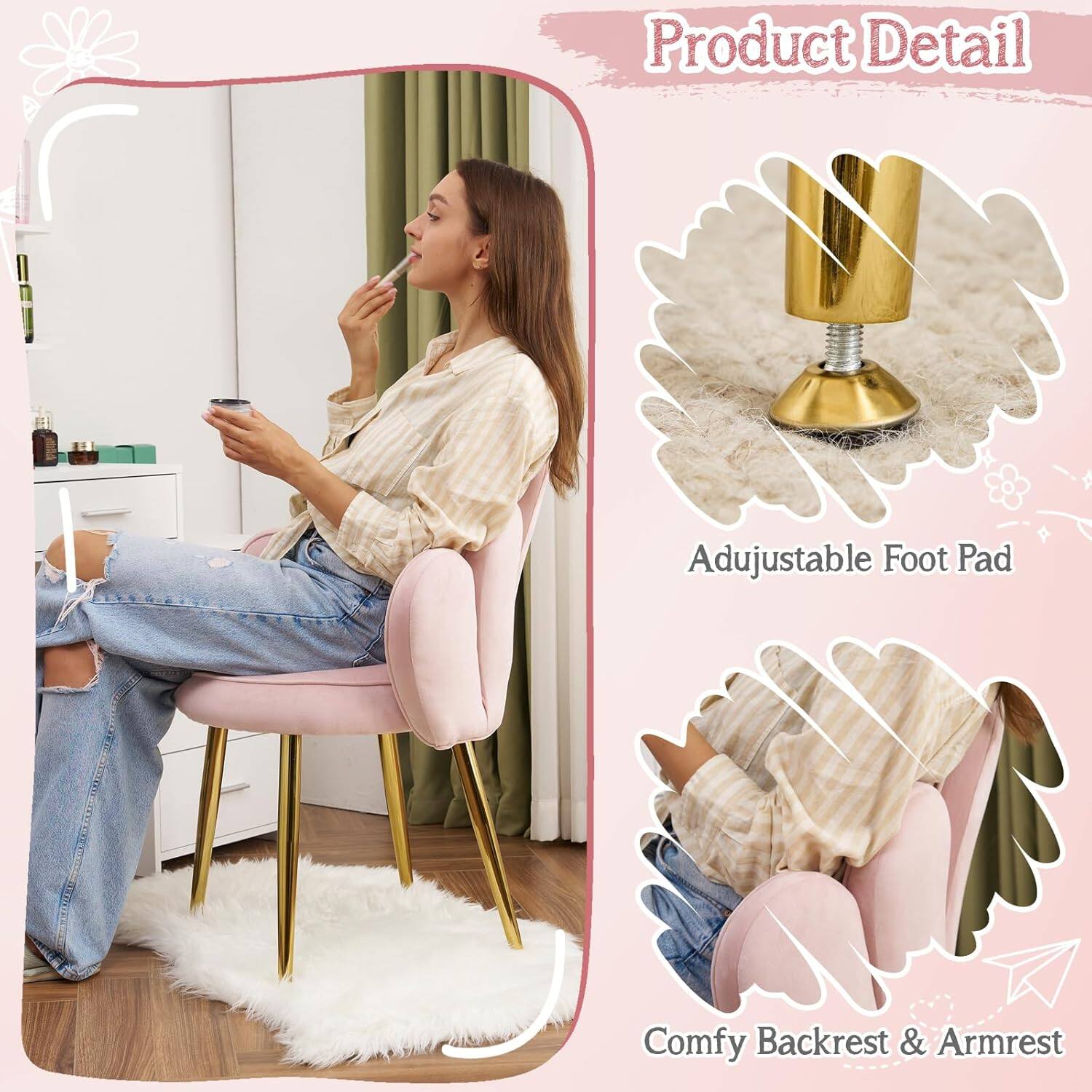 Product Detail  
Adjustable Foot Pad  
Comfy Backrest & Armrest