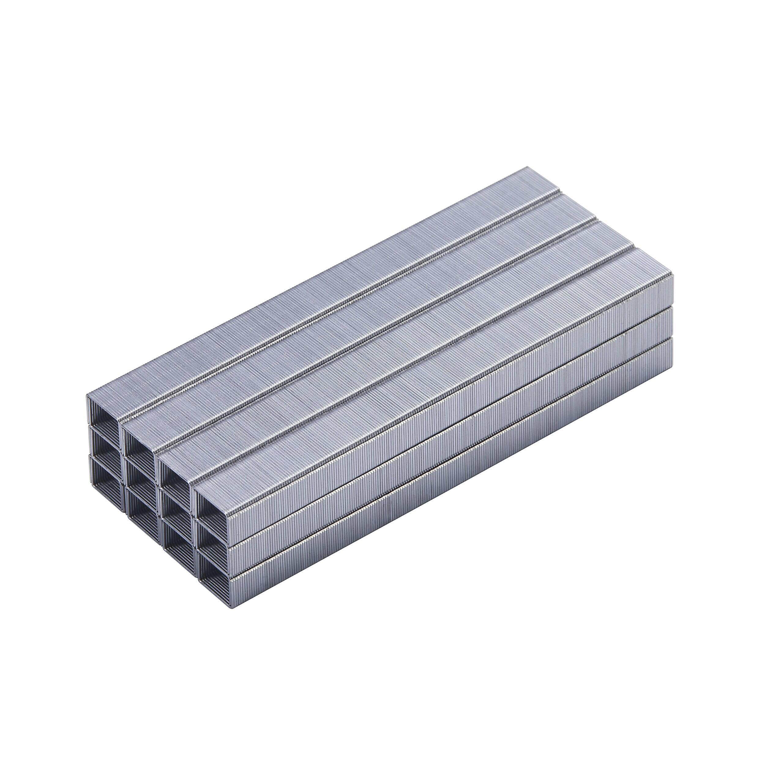 Alt View 3. Bostitch - Bostitch Premium Standard Staples, 0.25" Leg Length, 5000 Staples/Box (SBS191/4CP) - Silver.