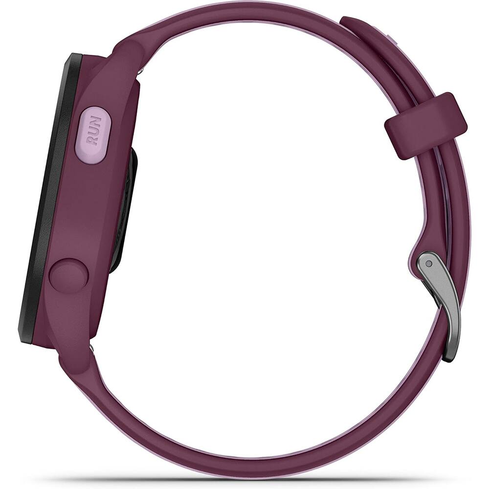 Alt View 6. Garmin - Forerunner 165 Music Smart Sport Watch, Berry + Lilac with Accessories Kit - Berry|Lilac.