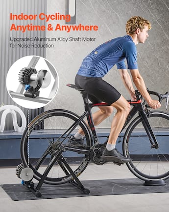 VEVOR Bike Trainer, 26 29 Inch & 700C Wheels, Foldable Fluid VEVOR Bike Trainer, 26 29 Inch & 700C Wheels, Foldable Fluid