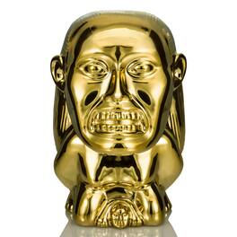 ThinkGeek - Geeki Tikis Indiana Jones Golden Idol Ceramic Mug | Holds 24 Ounces - Gold