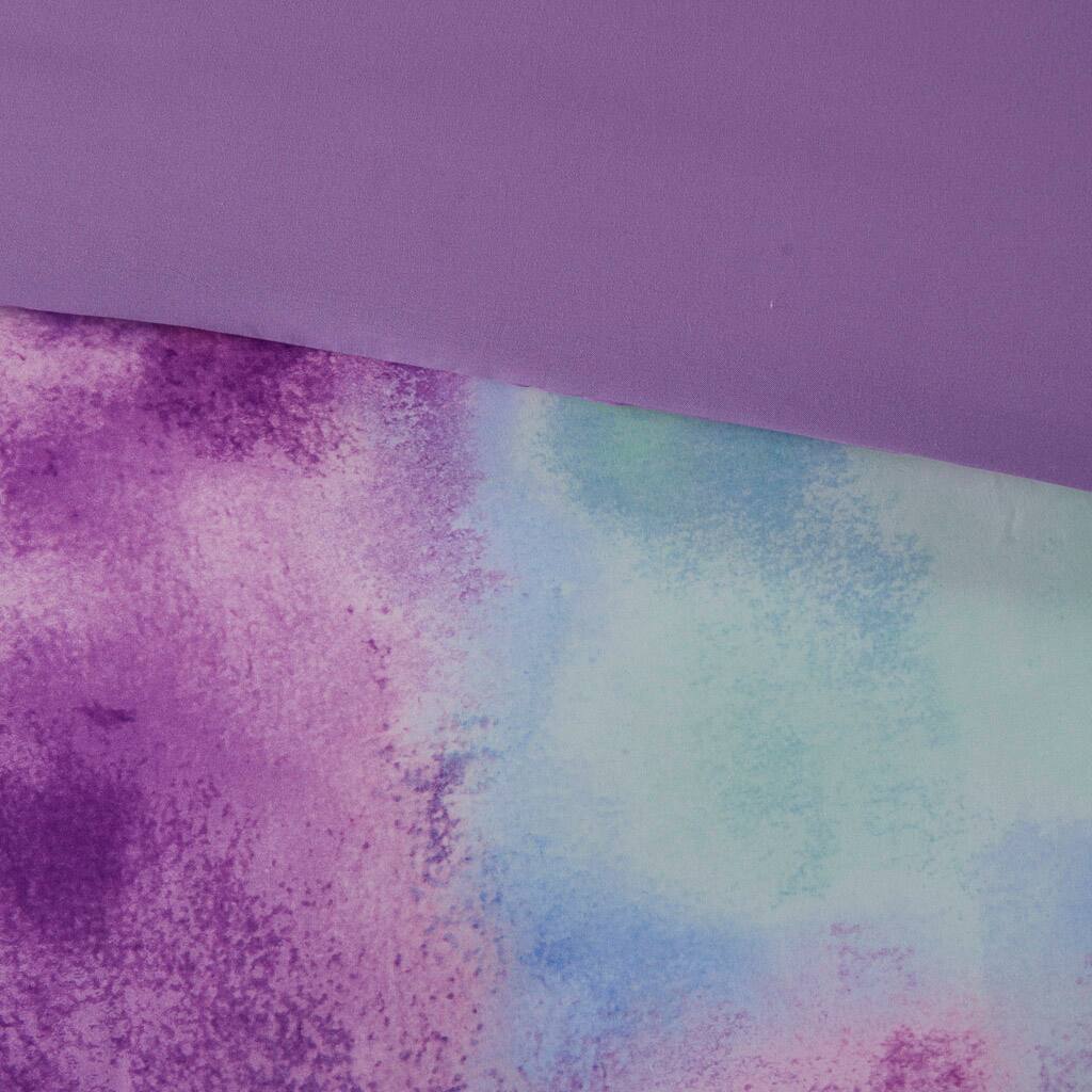 Alt View 5. Gracie Mills - Gracie Mills Orion Dreamscape Watercolor Tie Dye Comforter Set with Cozy Throw Pillow - Lavender.