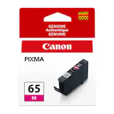 Canon Callo
EVE CANGA GEMANE GUARD I
STRIVE OCTURE GOLINE
Canon Canor
GENUINE Authentique GENUINO
Canon
PIXMA
65 Canon as M 65M state lock Tank Magenta
65 M
ECE