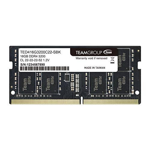 Team Group Team Elite 16GB 260 Pin DDR4 SO DIMM DDR4 3200 (PC4