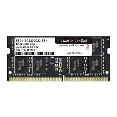 Team Group Team Elite 16GB 260 Pin DDR4 SO DIMM DDR4 3200 (PC4 Team Group Team Elite 16GB 260 Pin DDR4 SO DIMM DDR4 3200 (PC4