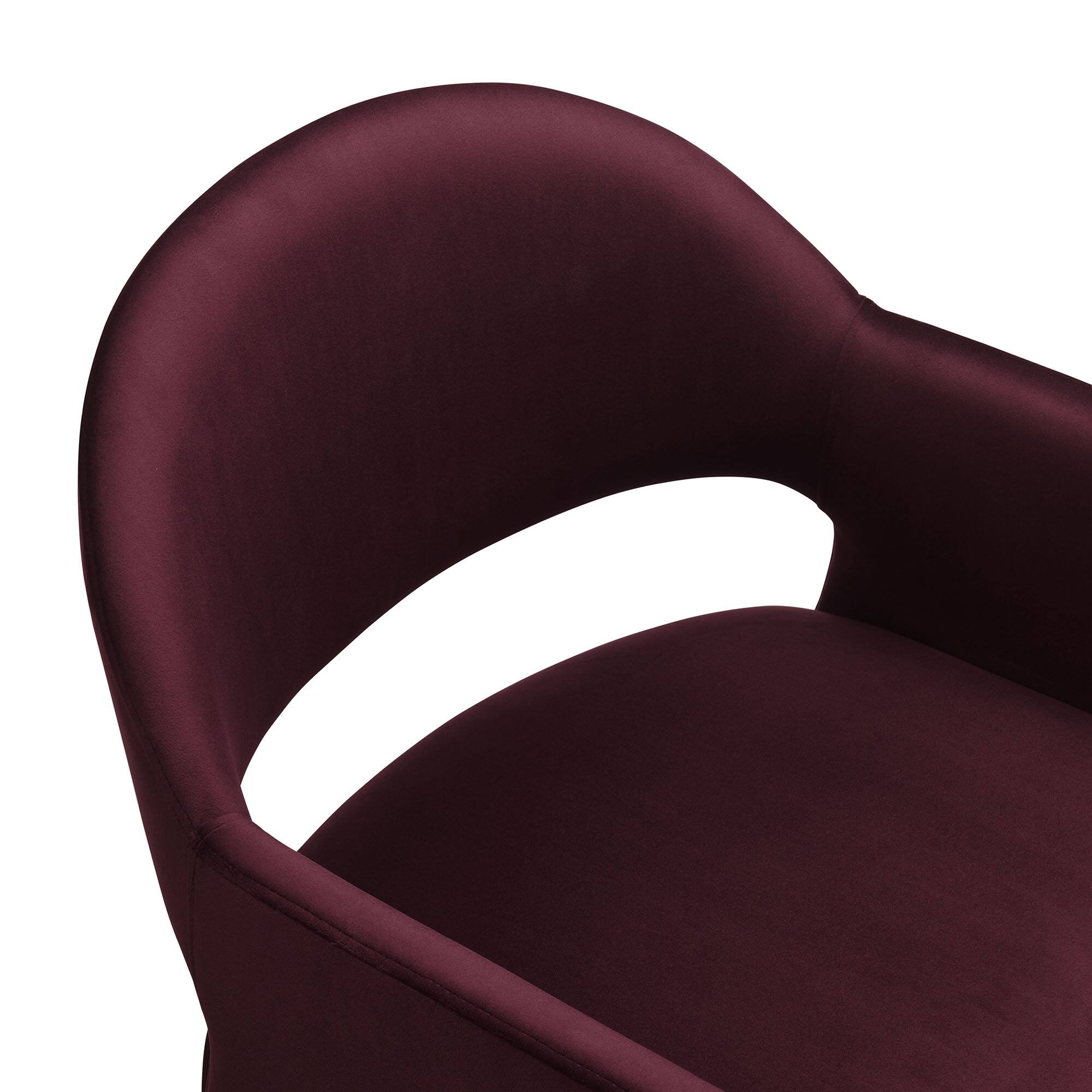 Alt View 5. Modway - Talia Dining Armchair - Mulberry.