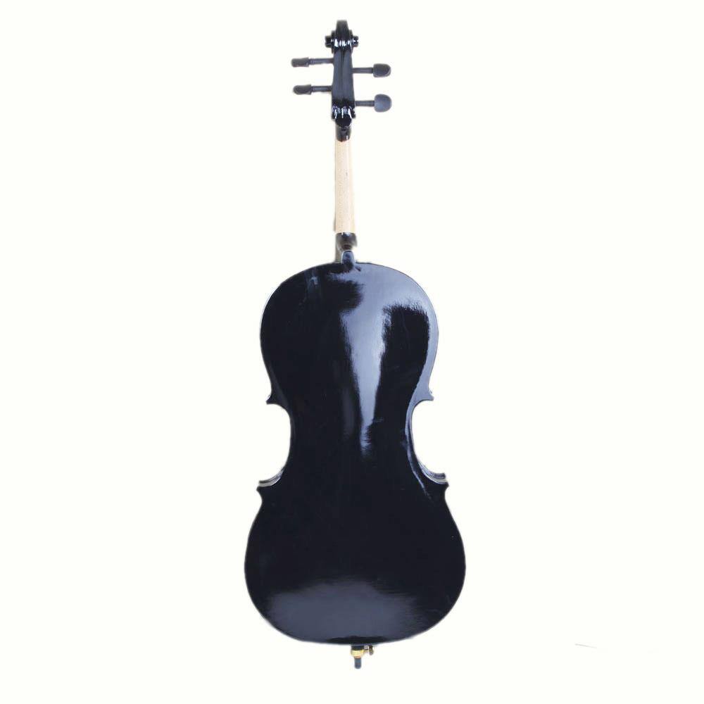 Left. Winado - 3/4 Violin, Full Size Acoustic Fiddle, Black Beginner Kit with Hard Case, Bow, Rosin, Shoulder Rest, Bridge, Strings.