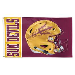 WinCraft - Arizona State Sun Devils 3' x 5' Helmet Deluxe Single-Sided Flag - Multicolor