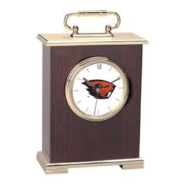 Jardine - Oregon State Beavers Carriage Clock - Gold