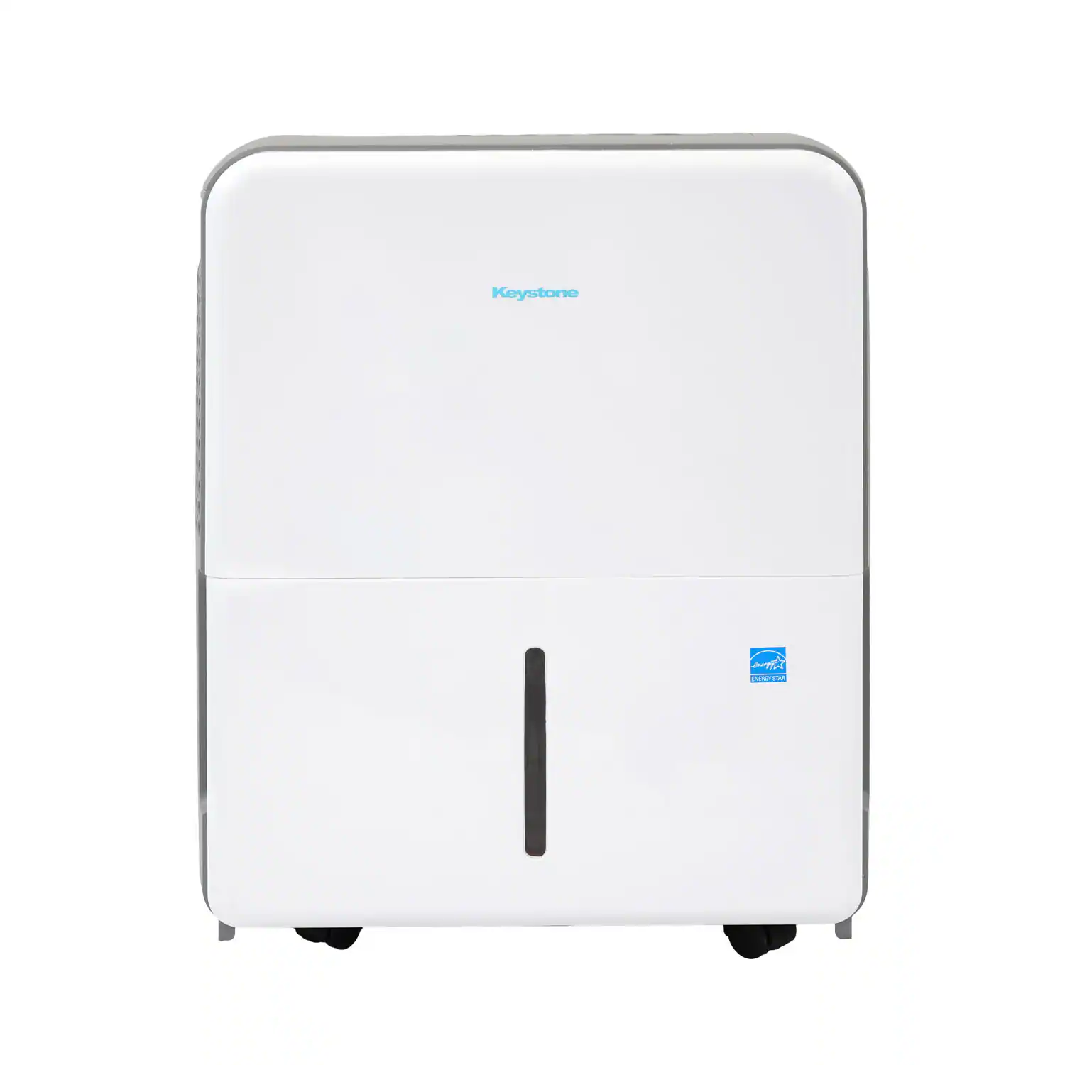 Front. Keystone - 50 Pint Dehumidifier with Electronic Controls - White.