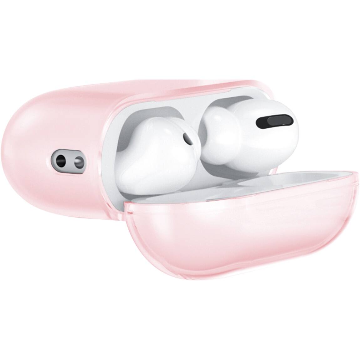 Alt View 13. SaharaCase - Hybrid Flex Series Case for Apple AirPods Pro (2nd Generation) - Transparent Pink.