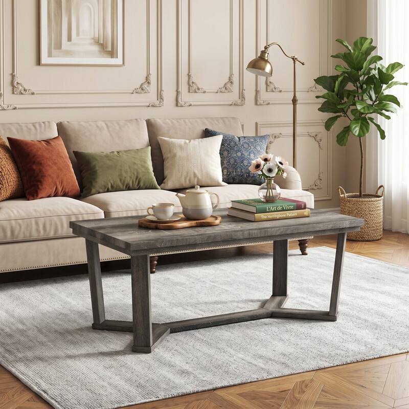 Rectangle Wood Coffee Table