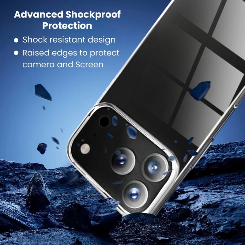 Advanced Shockproof Protection

- Shock resistant design
- Raised edges to protect camera and Screen
