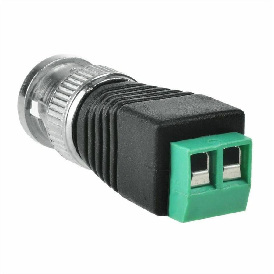Stock Preferred Male Coax CAT5 to Coaxial BNC Cable Connector