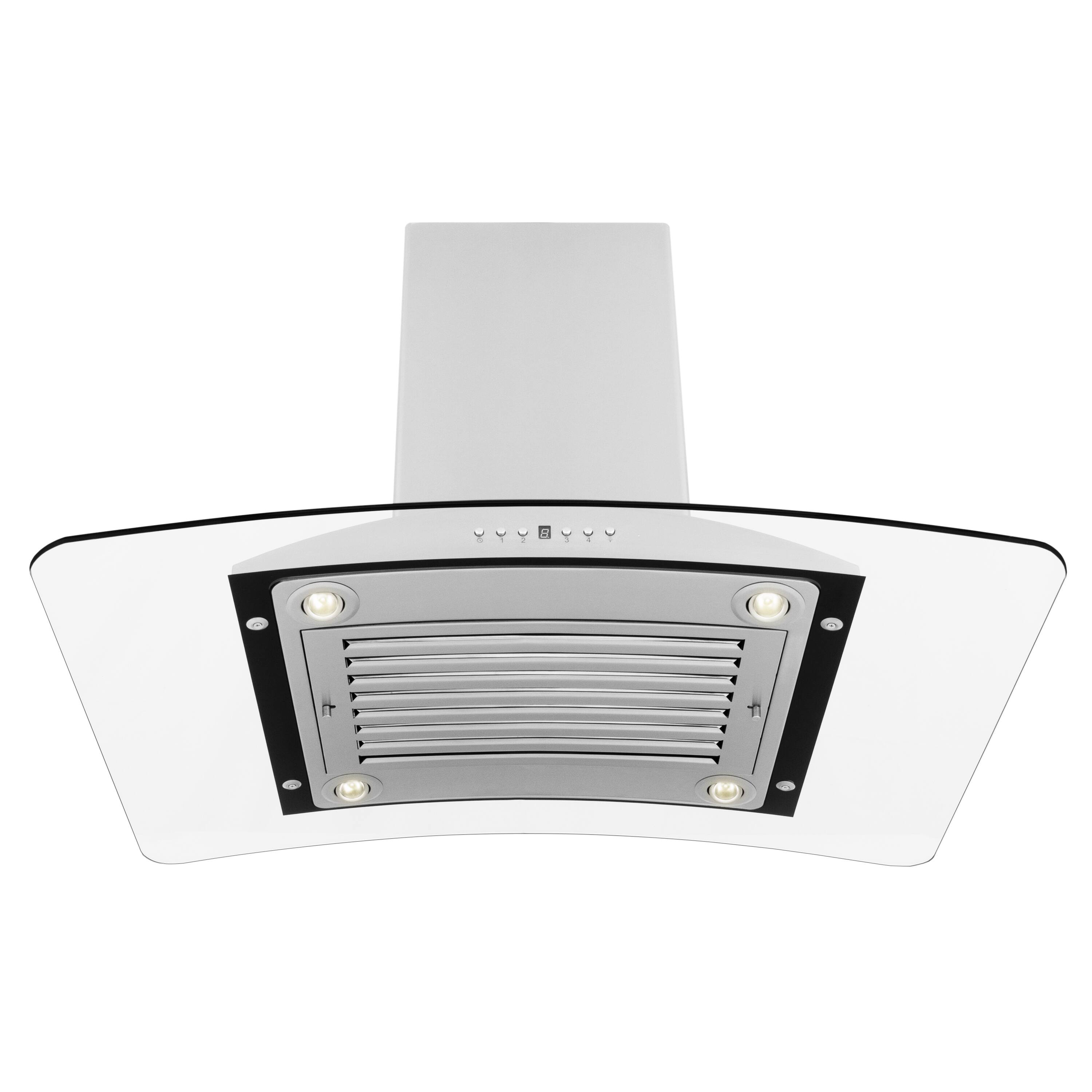 Angle. ZLINE - 30" Externally Vented Range Hood - Stainless steel.
