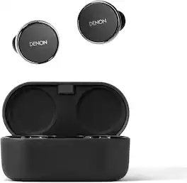 Denon - PerL Pro True Wireless Adaptive Active Noise Cancelling In-Ear Earbuds - Black
