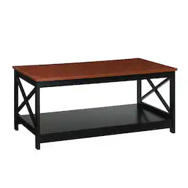 Convenience Concepts - Oxford Coffee Table - Cherry / Black