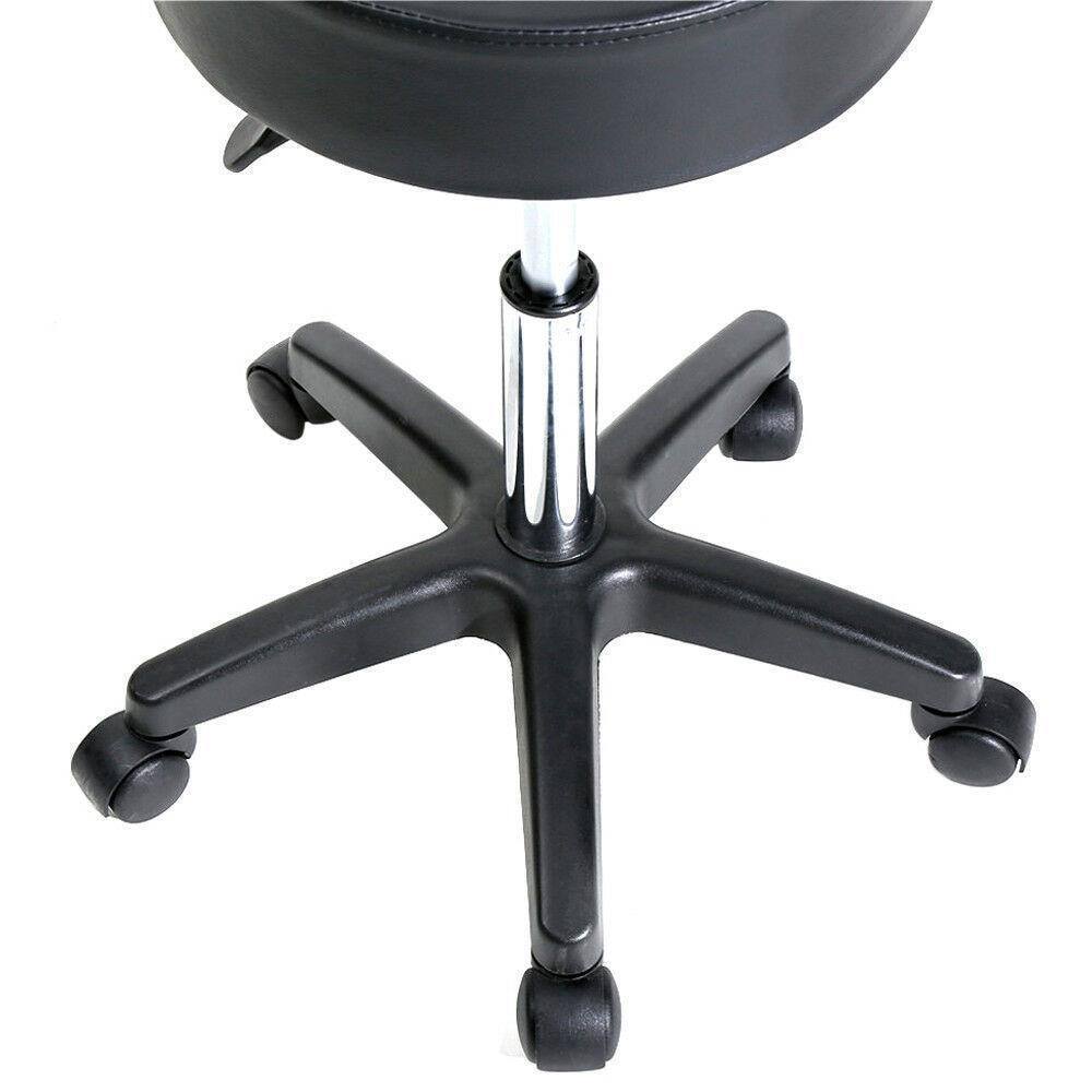 Alt View 5. Winado - Round Rolling Stool Chair Height Adjustable Swivel Work SPA Medical Salon Stool with PU Leather and Height Adjustable - Black.